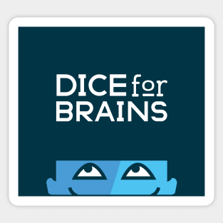 Dice For Brains Logo Sticker